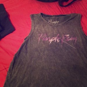 Grey shirt shorts sleeves top